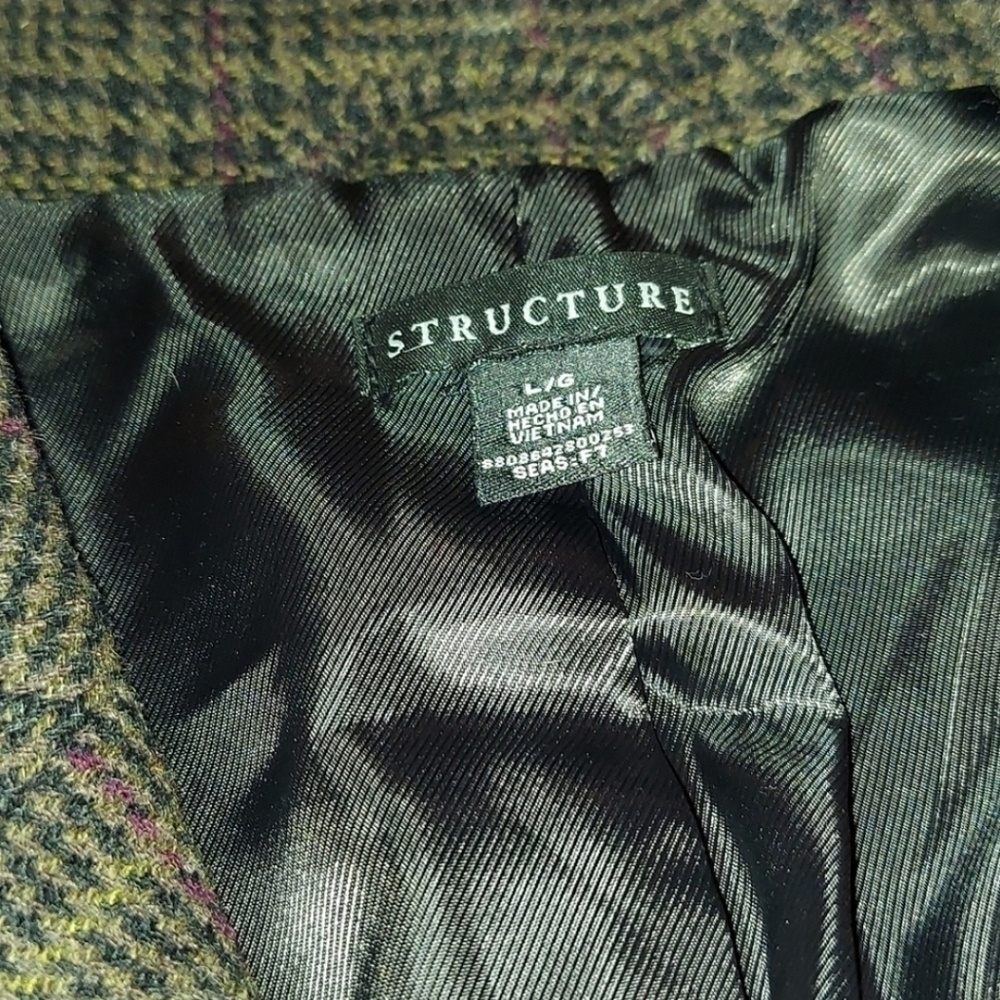 Structure wool coat Size Large - Picture 4 of 6